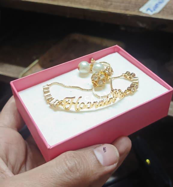 Customized Name Fancy Zircon Chain Bracelet - Image 2