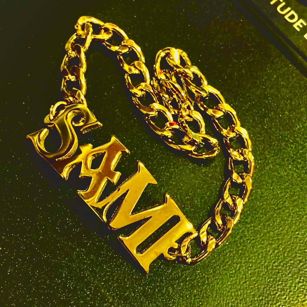 Customized Name Engrave Chain Bracelet - Image 5